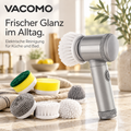 Vacomo Spin Mini – Elektrische Reinigungsbürste für Bad & Küche