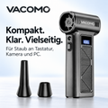 Vacomo Air Jet – Elektrischer Staubbläser mit Aufsätzen