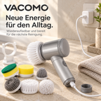 Vacomo Spin Mini – Elektrische Reinigungsbürste für Bad & Küche