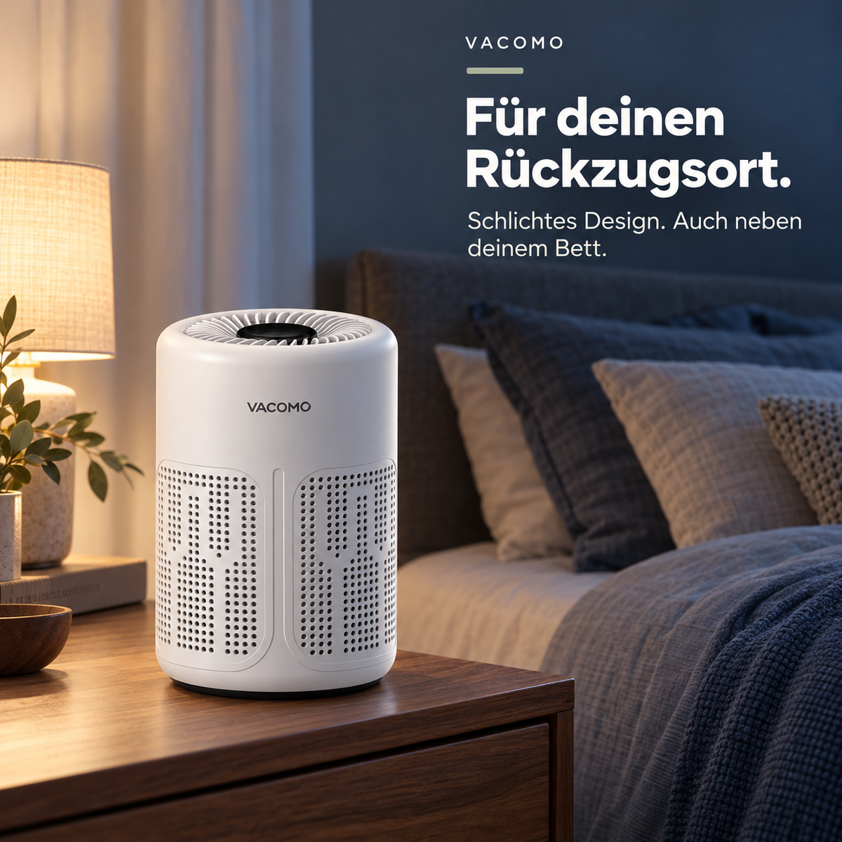 VACOMO Luftreiniger – Kompaktes Design für dein Zuhause