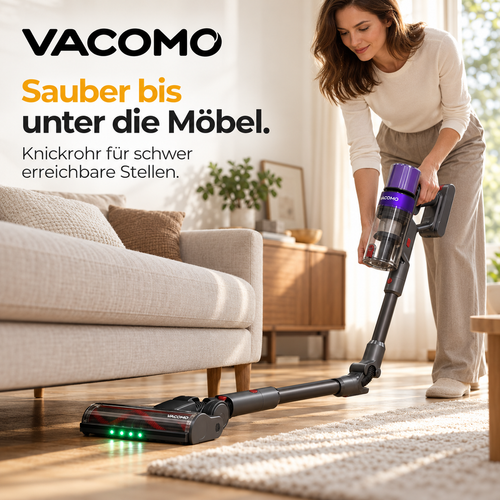 Vacomo Air Flex – Kabelloser Akkustaubsauger
