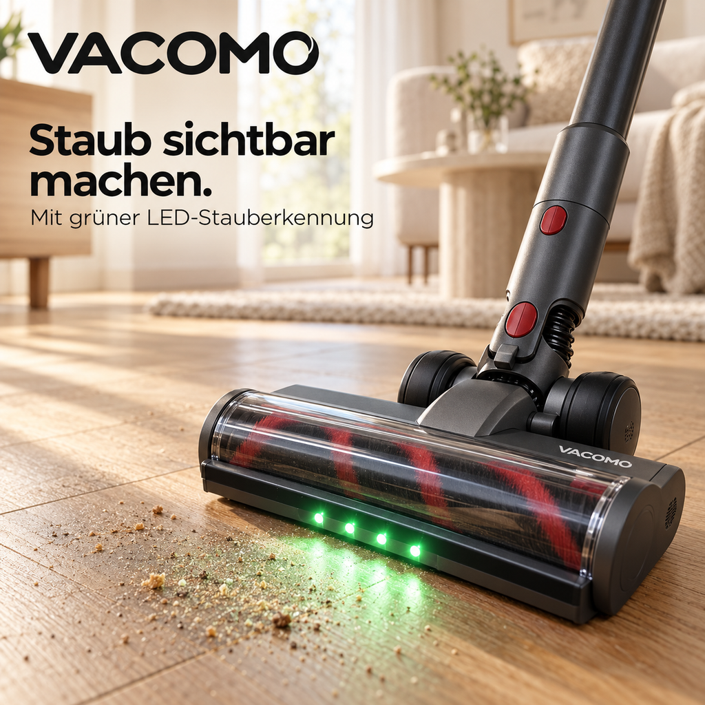 Vacomo Air Flex – Kabelloser Akkustaubsauger